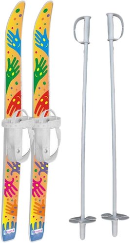 Беговые лыжи Цикл Лыжики-пыжики (2018, желтый)