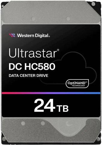 Жесткий диск WD Ultrastar DC HC580 24TB WUH722424ALE6L4