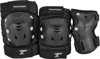 Комплект защиты Tempish Taky (черный/розовый, XL)