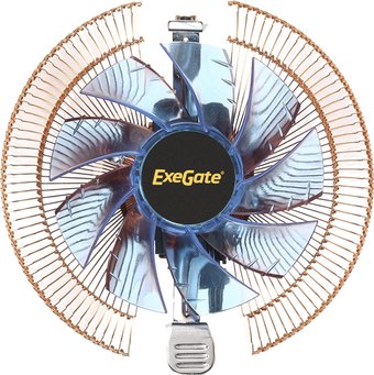 Кулер для процессора ExeGate EE91-PWM.Cu.BLUE EX286154RUS