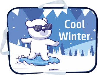 Ледянка Mega Toys Медведь на сноуборде 22811