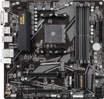 Материнская плата Gigabyte B550M DS3H (rev. 1.7)