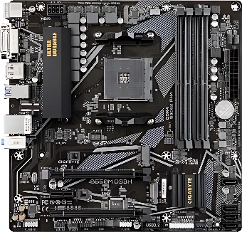 Материнская плата Gigabyte B550M DS3H (rev. 1.7)