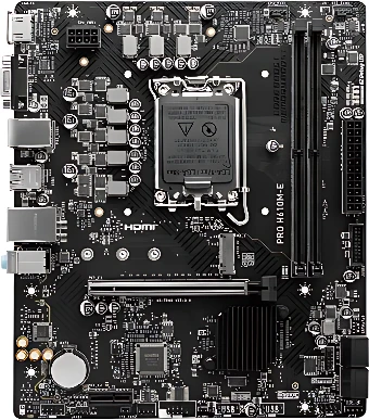 Материнская плата MSI PRO H610M-E