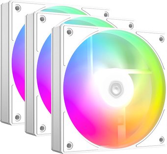 Набор вентиляторов ID-Cooling AS-120-ARGB-W Trio