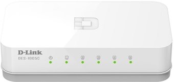 Неуправляемый коммутатор D-Link DES-1005C/B1A