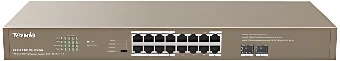 Неуправляемый коммутатор Tenda TEG1118P-16-250W