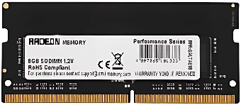 Оперативная память AMD Radeon R9 Gamer Series 8GB DDR4 SODIMM PC4-25600 R948G3206S2S-U