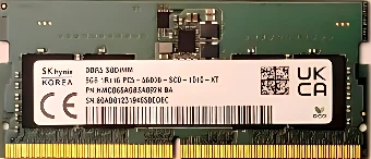 Оперативная память Hynix 8ГБ DDR5 SODIMM 5600 МГц HMCG66AGBSA092N