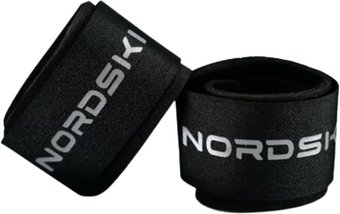 Связка-липучка для лыж Nordski NSV465211 (черный/серебристый)