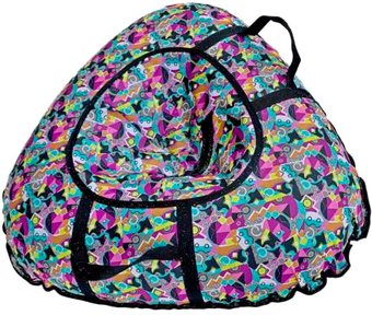 Тюбинг РусТрейд ТриУгла дизайн 90 см, камера R14 (в ассортименте)