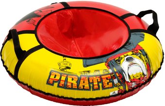 Тюбинг Тяни-Толкай Pirates 93 см (красный/желтый)