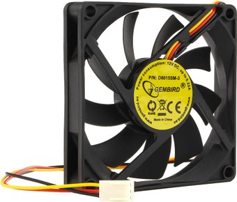 Вентилятор для корпуса Gembird D8015SM-3 (80 мм)