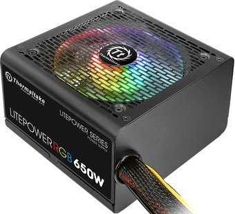 Блок питания Thermaltake Litepower RGB 650W LTP-650AL2NK