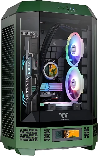 Корпус Thermaltake The Tower 300 Racing Green CA-1Y4-00SCWN-00