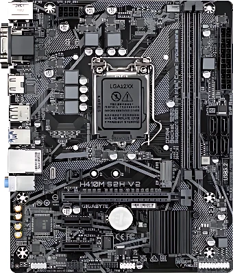 Материнская плата Gigabyte H410M S2H V2 (rev. 2.0)