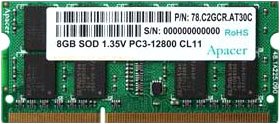 Оперативная память Apacer 8GB DDR3 SO-DIMM PC3-12800