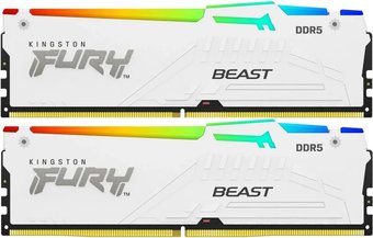 Оперативная память Kingston FURY Beast RGB 2x32ГБ DDR5 5200 МГц KF552C40BWAK2-64