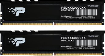 Оперативная память Patriot Signature Premium Line 2x32ГБ DDR5 4800 МГц PSP564G4800KH1