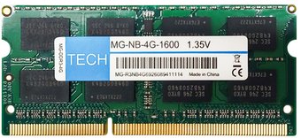 Оперативная память Tech 4ГБ DDR3 SODIMM 1600МГц