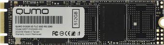 SSD QUMO Novation 3D TLC 512GB Q3DT-512GAEN-M2