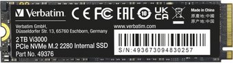 SSD Verbatim Vi3000 2TB 49376