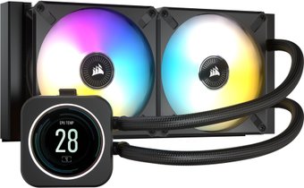Жидкостное охлаждение для процессора Corsair iCUE H100i Elite CW-9060061-WW