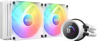 Жидкостное охлаждение для процессора NZXT Kraken 240 RGB RL-KR240-W1
