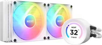 Жидкостное охлаждение для процессора NZXT Kraken Elite 240 RGB RL-KR24E-W1