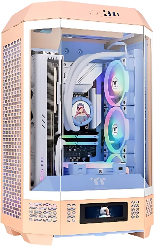 Корпус Thermaltake The Tower 300 Peach Fuzz CA-1Y4-00SKWN-00