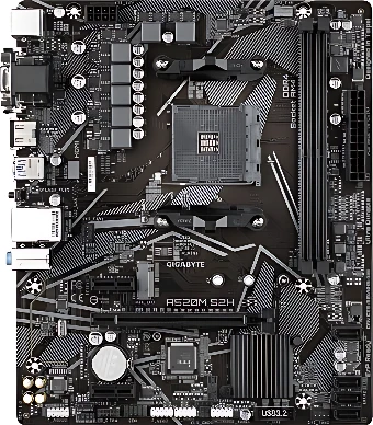 Материнская плата Gigabyte A520M S2H
