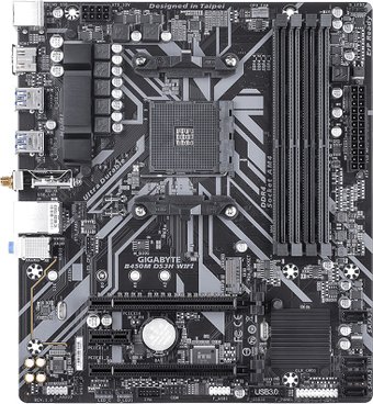 Материнская плата Gigabyte B450M DS3H WiFi (rev. 1.0/1.1/1.2/1.3)
