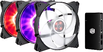 Набор вентиляторов Cooler Master MasterFan Pro 140 Air Pressure RGB (с контроллером)