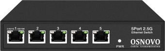 Неуправляемый коммутатор Osnovo SW-5D-1