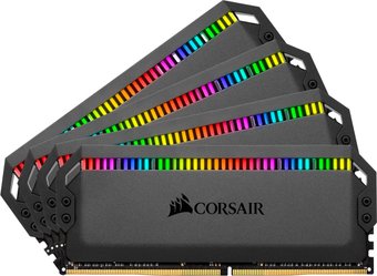 Оперативная память Corsair Dominator Platinum RGB 4x8GB DDR4 PC4-25600 CMT32GX4M4C3200C16