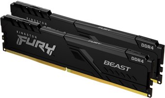 Оперативная память Kingston FURY Beast 2x16GB DDR4 PC4-25600 KF432C16BBK2/32