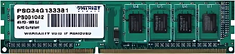 Оперативная память Patriot Signature 4GB DDR3 PC3-10600 (PSD34G133381)