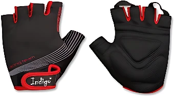 Перчатки Indigo SB-01-8203 (XL, черный/красный)