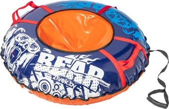 Тюбинг 21vek Bear ТВ100 (синий/оранжевый)