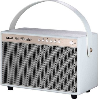 Беспроводная колонка AKAI M5 Thunder (белый)