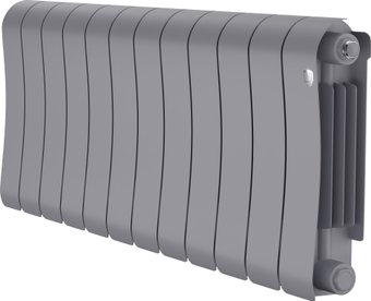 Биметаллический радиатор Royal Thermo Infinity 300 Silver Satin - 12 секций