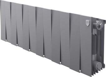 Биметаллический радиатор Royal Thermo PianoForte 200 Серебристый - 12 секций