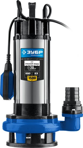 Дренажный насос Зубр НПГ-Т5-1500