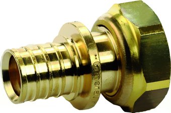 Фитинг General Fittings Переход с накидной гайкой Goldfix 16х3/4" под евроконус 3400I5H051622A