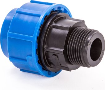 Фитинг Lammin Муфта соединительная с наружной резьбой для ПЭ труб 50х2"