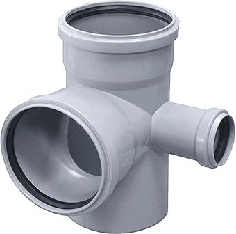 Фитинг Ostendorf HTEDR - крестовина правая угловая двухпл. 110х110х50x87° 115960