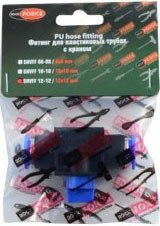 Фитинг RockForce Фитинг для пласт. труб с краном 12x12 мм RF-SHVFF12-12