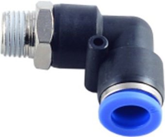 Фитинг RockForce Фитинг угловой для пласт. труб 6 мм 1/4" RF-SPL06-02