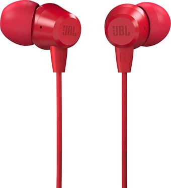 Наушники JBL C50HI (красный)