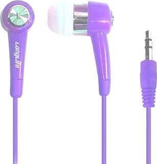 Наушники LongLife E107 (без микрофона, фиолетовый)
